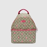 Kinder Rucksack mit GG und Rosenknospen-Print