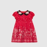 Baby glitter rocket cat dress