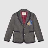 Chaqueta Infantil de Franela con Insignia