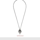 Anger Forest eagle head necklace in silver