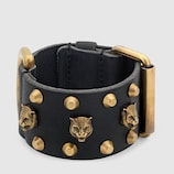 Bracciale rigido in pelle