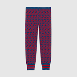 Children's skulls jacquard legging