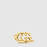 Double G yellow gold ring