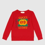 〔チルドレンズ〕Gucci プリント スウェットシャツ