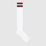 Socken aus Stretch-Baumwolle mit Webstreifen