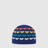 Baby hearts wool hat