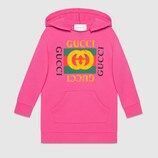 〔チルドレンズ〕Gucci プリント フードドレス