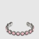 Cuff bracelet with crystals
