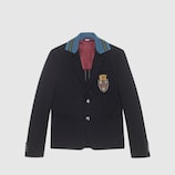 Cambridge Jacke aus Baumwolle mit Wappen