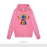 Embroidered hooded sweatshirt