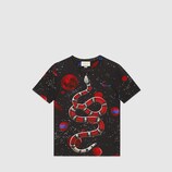 Space Snake print t-shirt