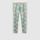 Pantalon tapisserie avec jacquard fleuri