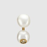 Single earring with pearls