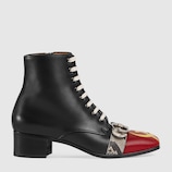 Stivale in pelle con luna trafitta