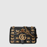 GG Marmont animal studs shoulder bag