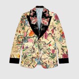 Flora Snake Heritage jacket with detachable lapel