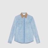 Embroidered denim Duke shirt
