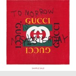 Gucci Coco Capitán print modal silk shawl