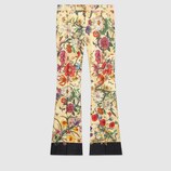 Flora Snake print linen 70s pant