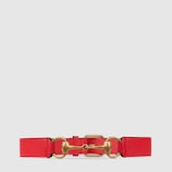 Leather belt with Horsebit