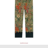 Flora Snake print cotton chino