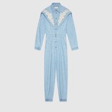 Denim jumpsuit with NY Yankees™ patch