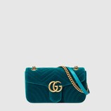 Sac à épaule GG Marmont en velours