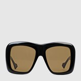 Oversize square-frame sunglasses