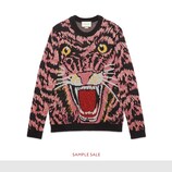 Lurex wool tiger sweater