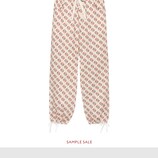 Bi-material jogging pant
