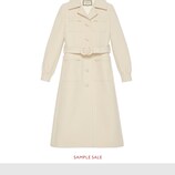 Manteau en laine ceinturé