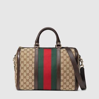 Vintage Web Original GG boston bag