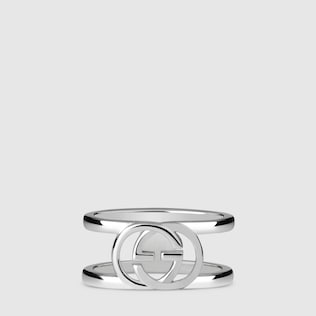 Interlocking G wide open band