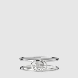 Interlocking G thin open band