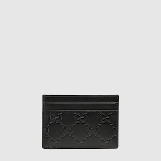 Portefeuille avec pince à billets Gucci signature