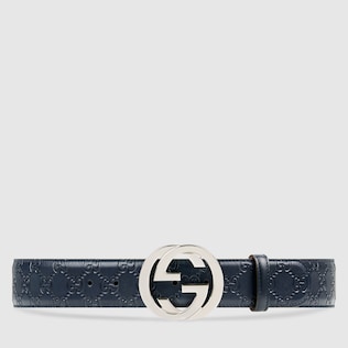 Gürtel aus Leder Gucci Signature