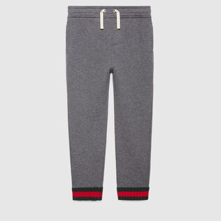 Pantalón Infantil de Algodón con Tribanda