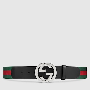 Web belt with G buckle