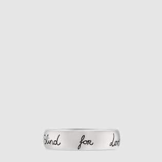 Bague en argent 925 « Blind for Love »