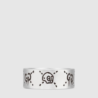 Bague en argent GucciGhost