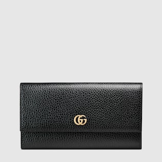 GG Marmont leather continental wallet