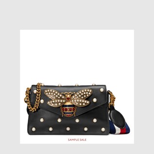 Clutch Broadway aus Leder