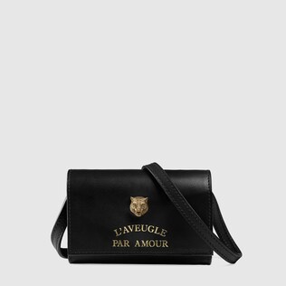 Mini borsa a spalla Animalier
