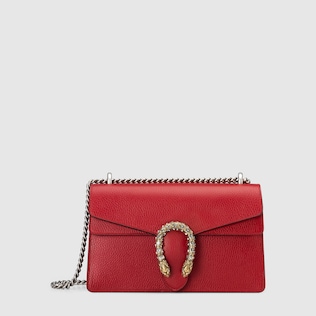 Dionysus Schultertasche aus Leder