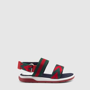 Toddler Chevron leather sandal