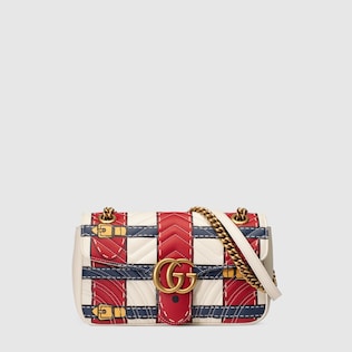 Sac porté épaule GG Marmont effet trompe-l'œil