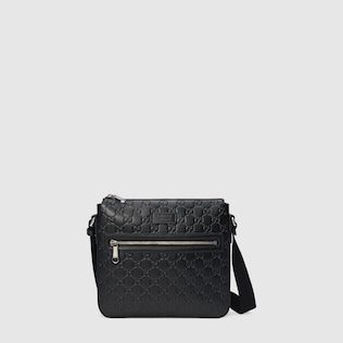 Sac à bandoulière en cuir Gucci Signature