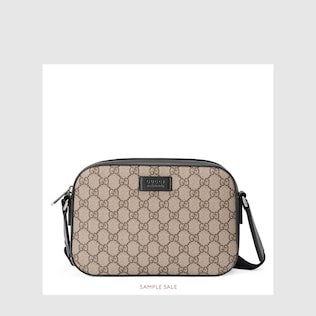sac à épaule en toile Suprême GG