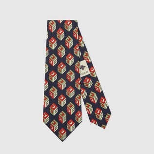 GG Wallpaper silk tie