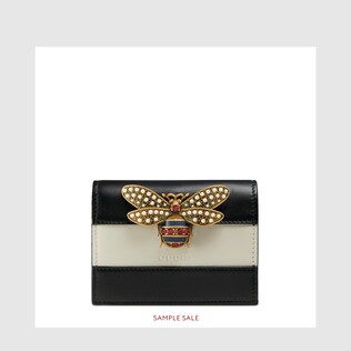 Queen Margaret leather card case